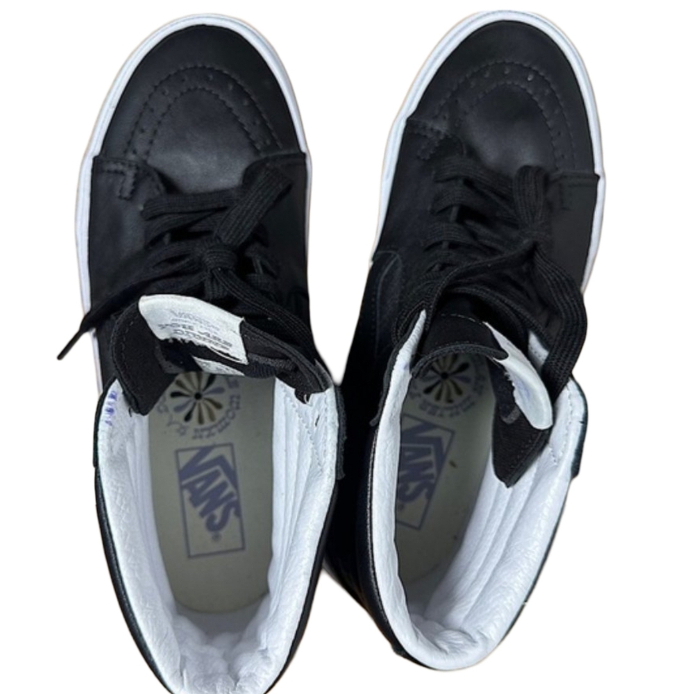 Vans Sk8-Hi 'Divine Energy' High top Sneakers black leather Size 9 - Picture 9 of 16
